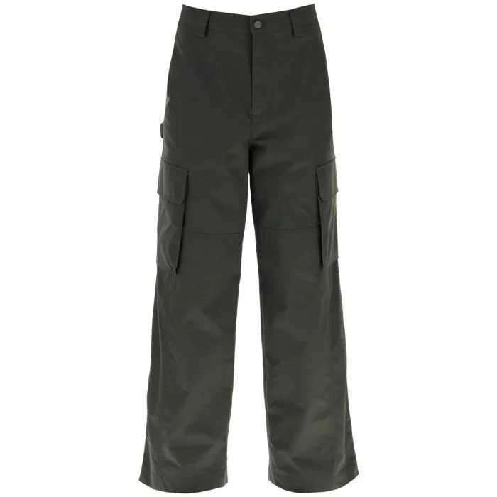 Casual twill pants for easygoing daily outfits -Valentino Garavani cargo pants in stretch nylon