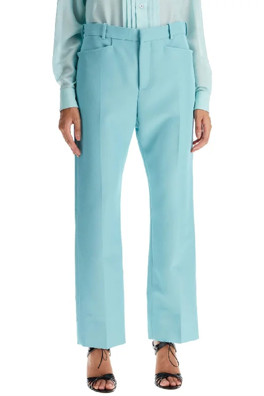 High-rise flare pants for vintage chic appeal -wallis cigarette pants in hopsack fabric