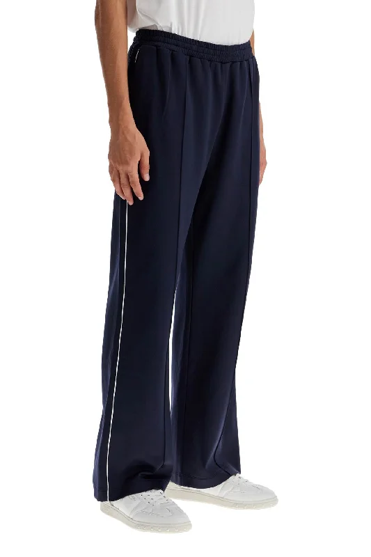 Formal suit pants for wedding guest elegance -jogger pants with metallic v detail