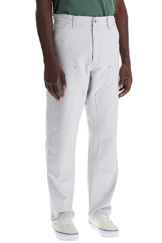 Tailored dress pants for professional office meetings -organic cotton double knee pants