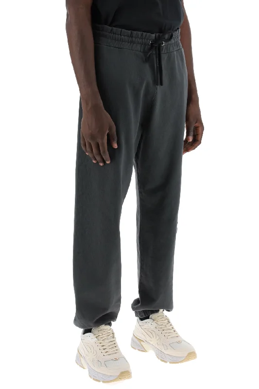 Affordable denim pants for everyday rugged use -jogger pants with oversized logo