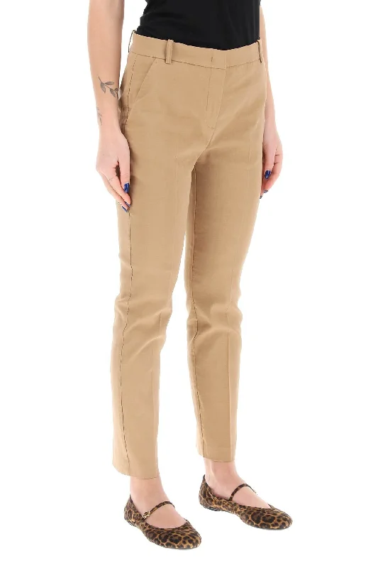 Classic straight-leg pants for versatile daily wear -bello cigarette pants