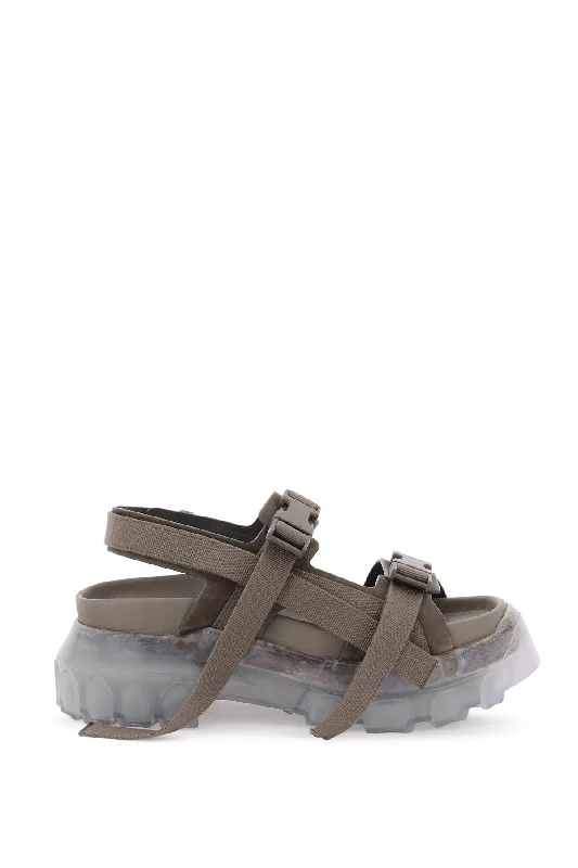 Casual sandals for women with bohemian-style straps and flat sole for comfort-Rick owens sandals with tractor sole