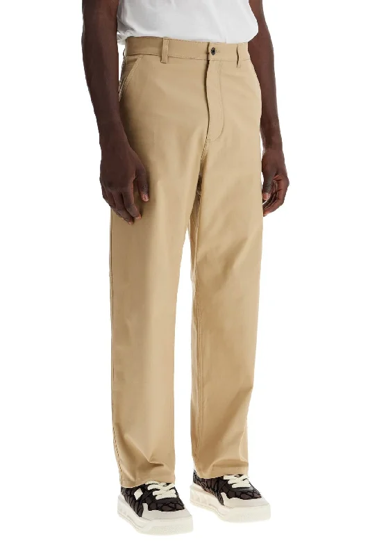 Breathable chino pants for warm climate comfort -stretch canvas cargo pants for men.