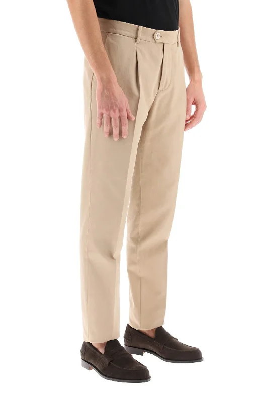 Athletic track pants for running training days -chino pants in gabardine