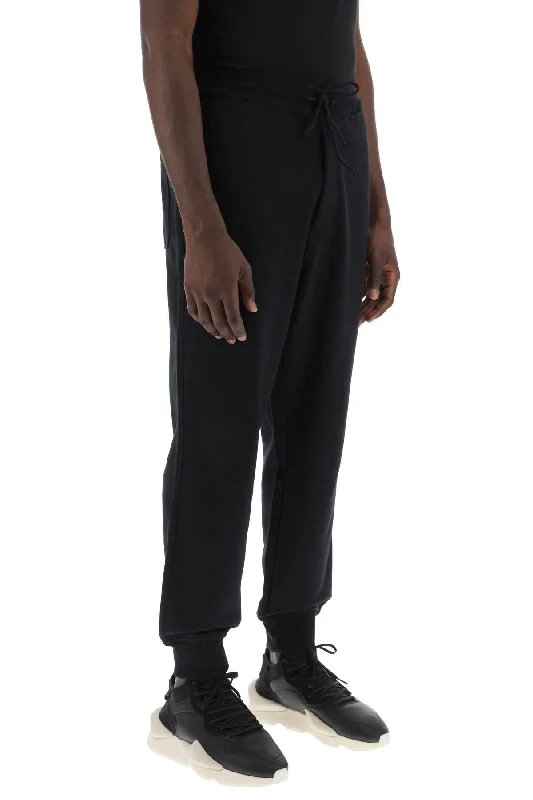 Moisture-wicking pants for intense gym workouts -french terry cuffed jogger pants