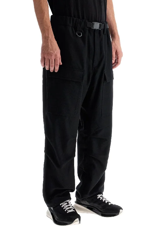 Soft jogger pants for relaxed weekend lounging -flannel cargo pants for men