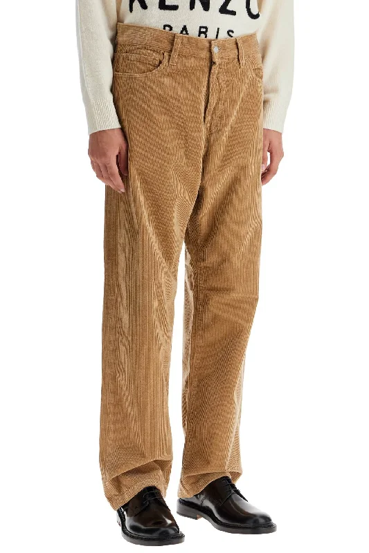 Stretch twill pants for flexible office comfort -landon corduroy pants