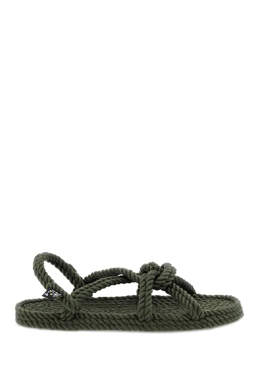 Stylish sandals for women with unique buckle details and flat design-mountain momma rope sandals