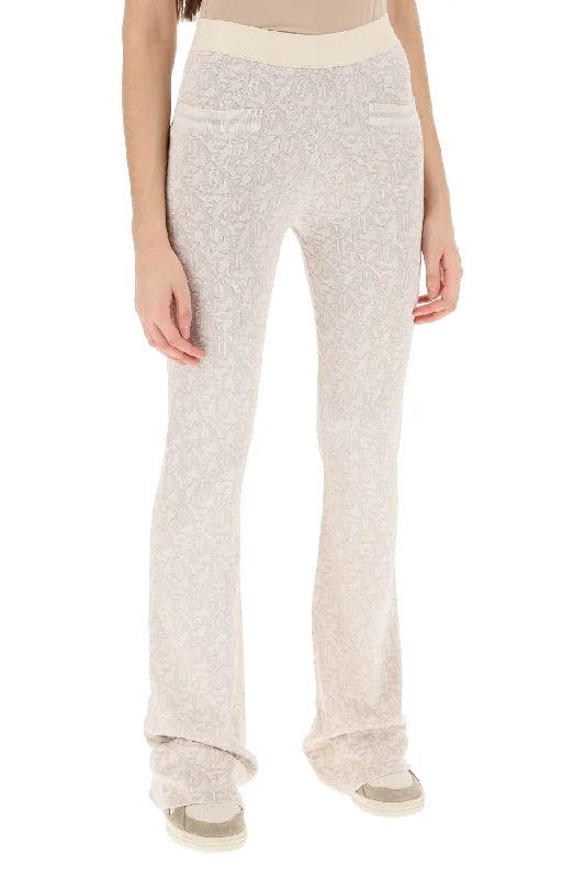 Soft pajama pants for ultimate bedtime comfort -monogram pants in lurex knit