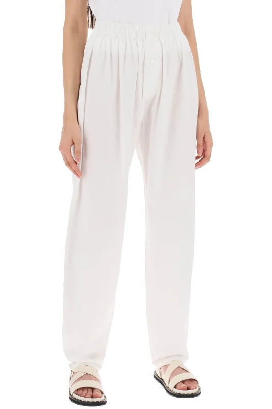 Soft jogger pants for relaxed weekend lounging -the nicola boxer poplin pants in