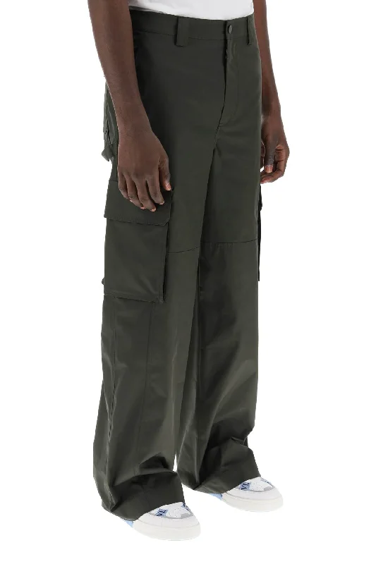 Durable canvas pants for heavy-duty work use -cargo pants in stretch nylon