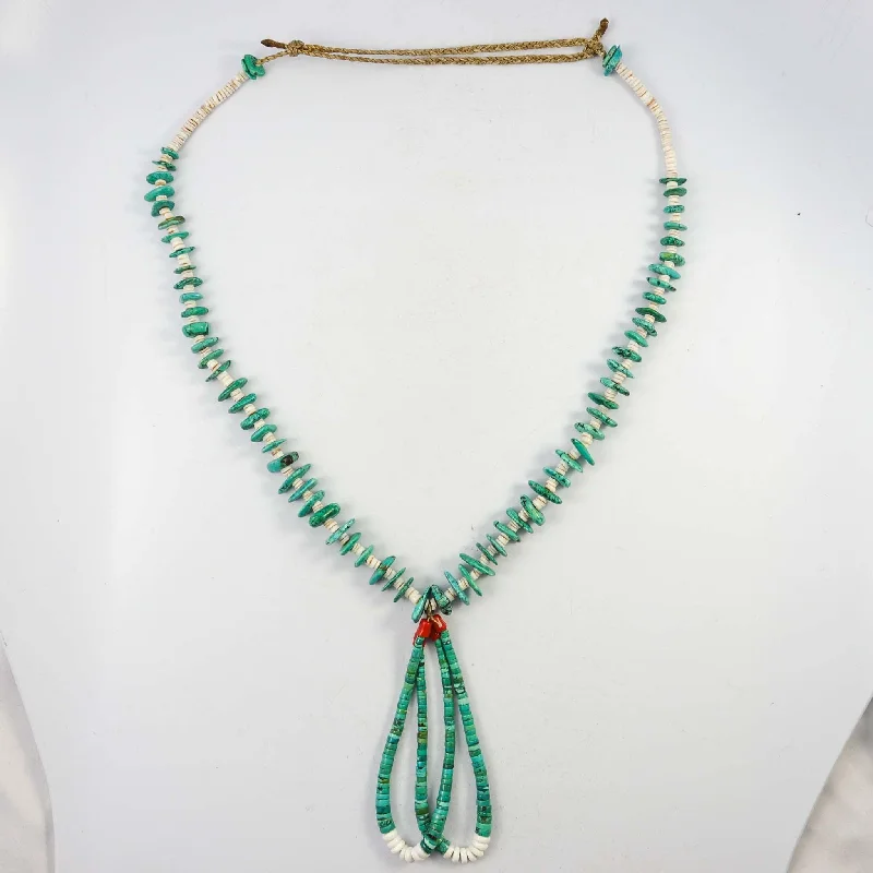 Stunning necklaces and pendants with aquamarine stones for a serene effect-1940s Jacla Necklace