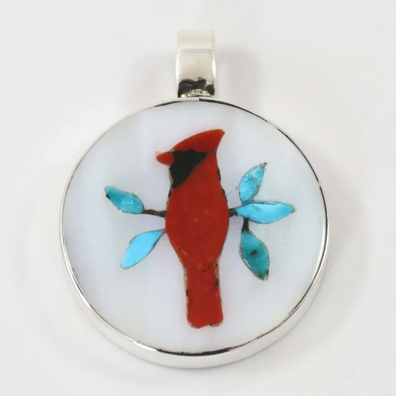 Best necklaces and pendants with opal gemstones for an iridescent glow-Cardinal Pendant