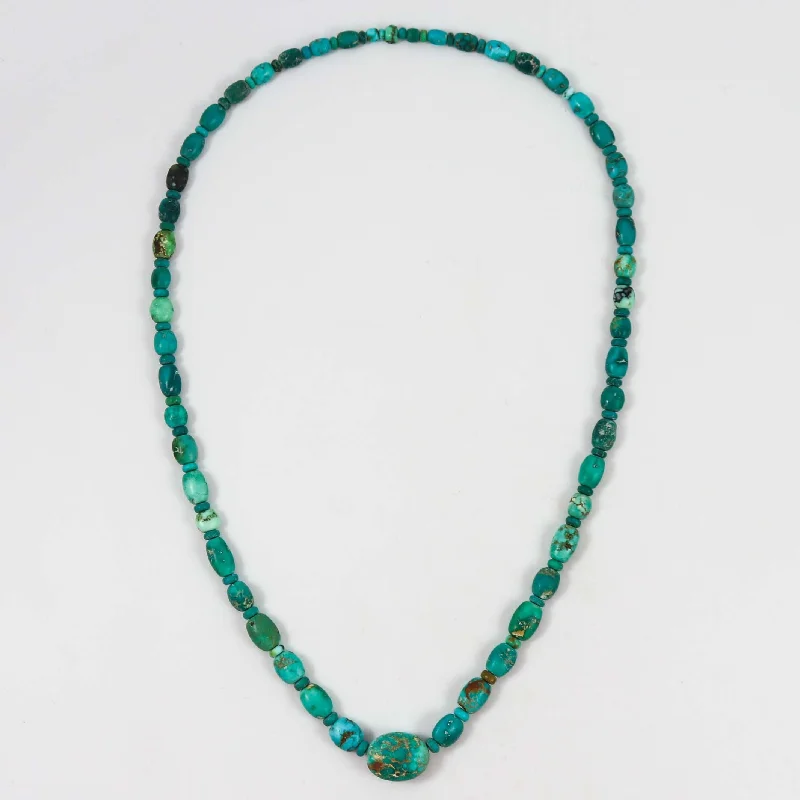 Best necklaces and pendants with gemstone clusters for a bold and colorful effect-Turquoise and Variscite Necklace