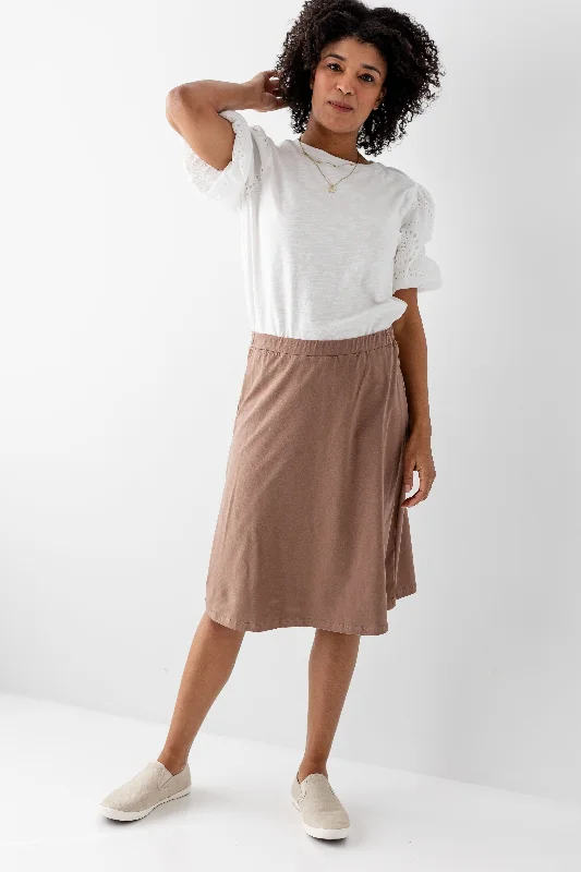 Plus size dresses for winter layer warmly -'Zoey' Skort