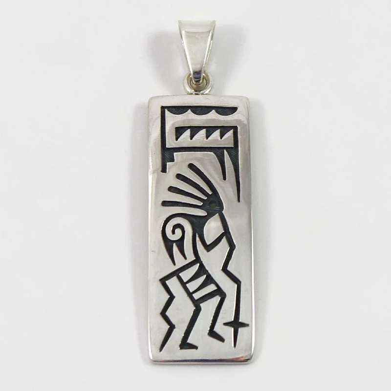 Stunning necklaces and pendants with sapphire gemstones for a luxurious blue hue-Kokopelli Pendant