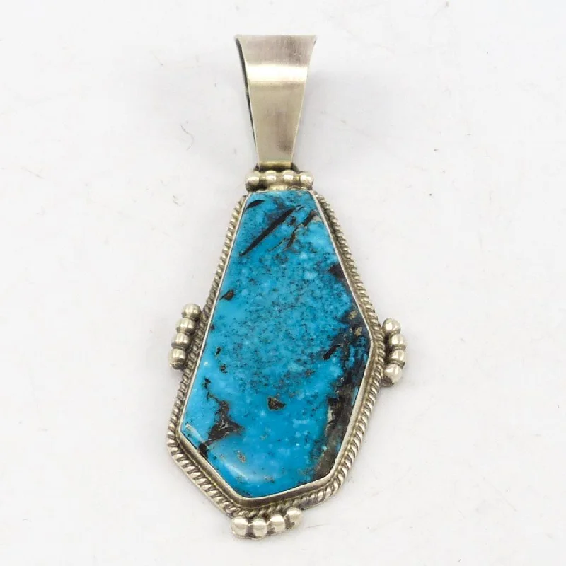 Necklaces and pendants with custom designs for a completely unique jewelry piece-Morenci Turquoise Pendant