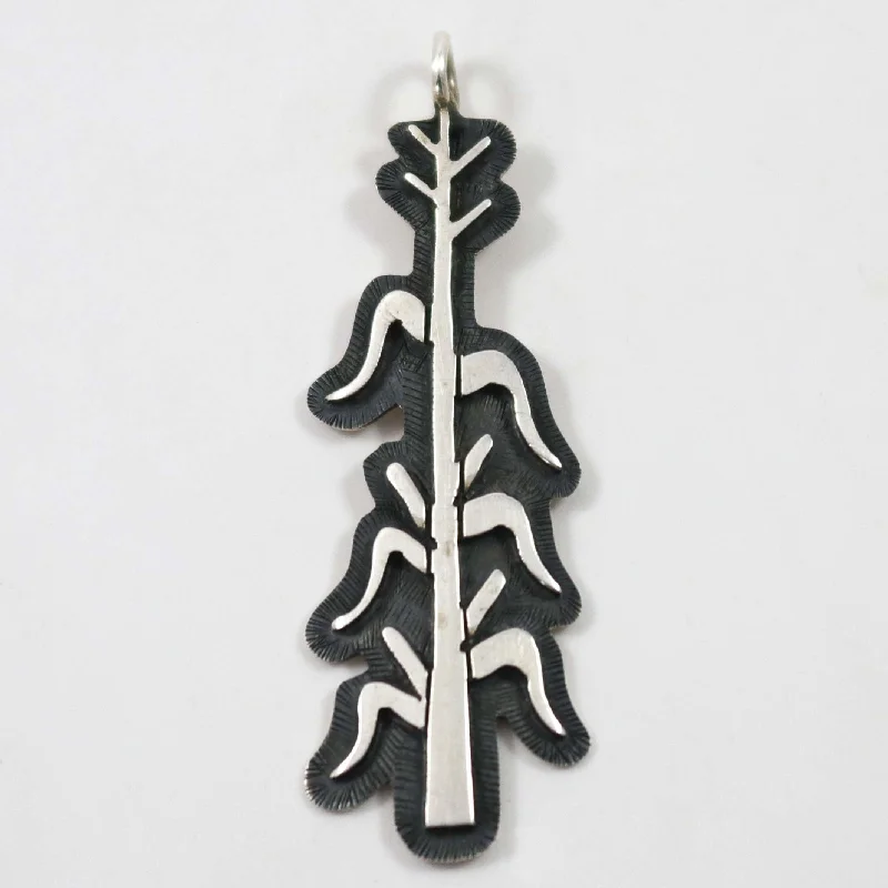 Best necklaces and pendants with seashell designs for a tropical, beachy vibe-Corn Stalk Pendant