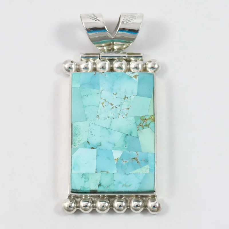 Simple necklaces and pendants with tiny charms for a delicate and casual vibe-Carico Lake Turquoise Pendant