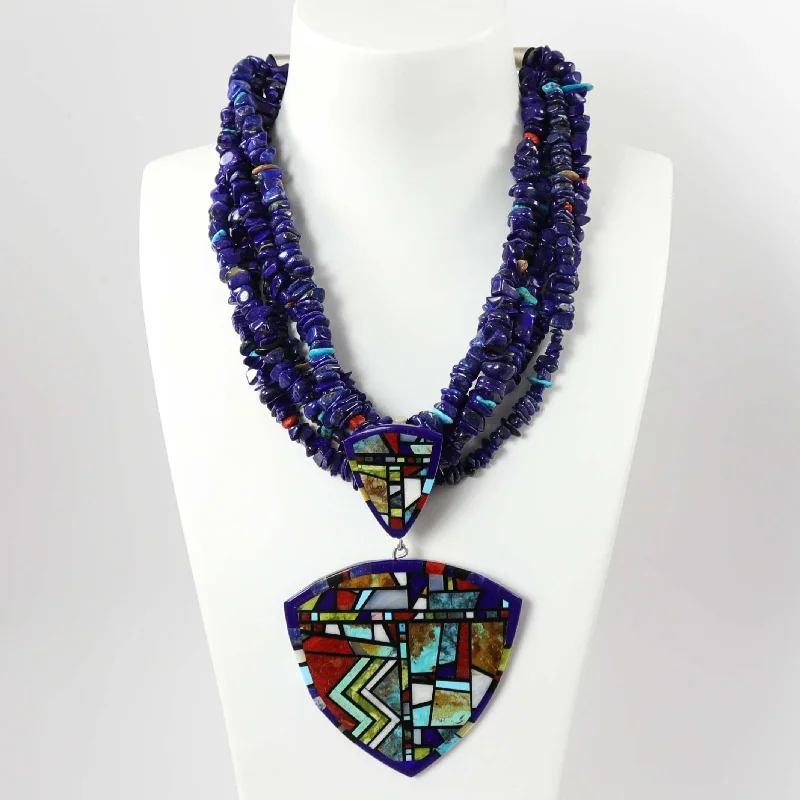 Beautiful necklaces and pendants with diamond-encrusted designs for maximum sparkle-Multi-Stone Bead Necklace