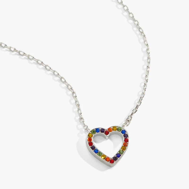 Necklaces and pendants with star-shaped designs for a whimsical, celestial touch-Multicolor Heart Adjustable Necklace