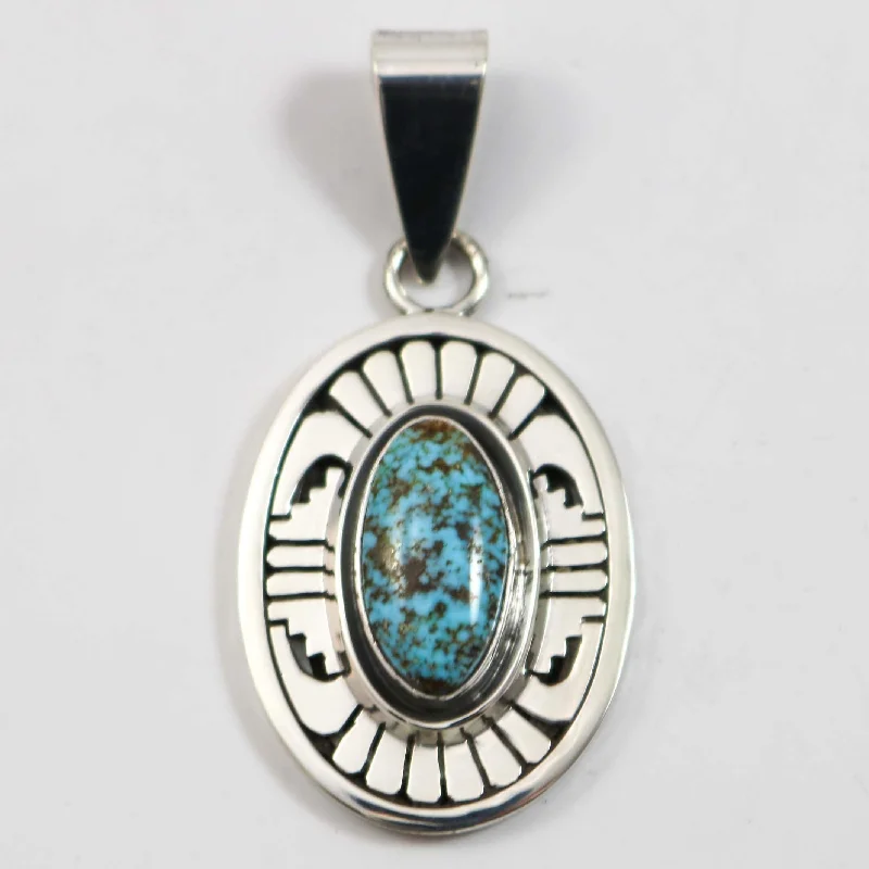 Fashionable necklaces and pendants with birthstones for a personalized gift idea-Kingman Turquoise Pendant