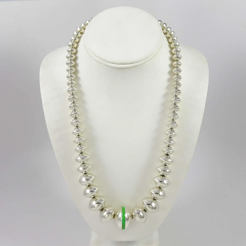 Trendy necklaces and pendants with statement pieces for a bold fashion statement-Navajo Pearl Necklace