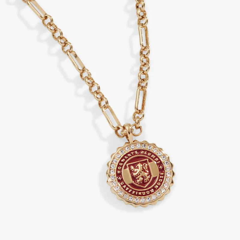 Best necklaces and pendants with minimalist pendants for a sleek, understated look-Harry Potter™ Gryffindor House Pendant Necklace, Adjustable