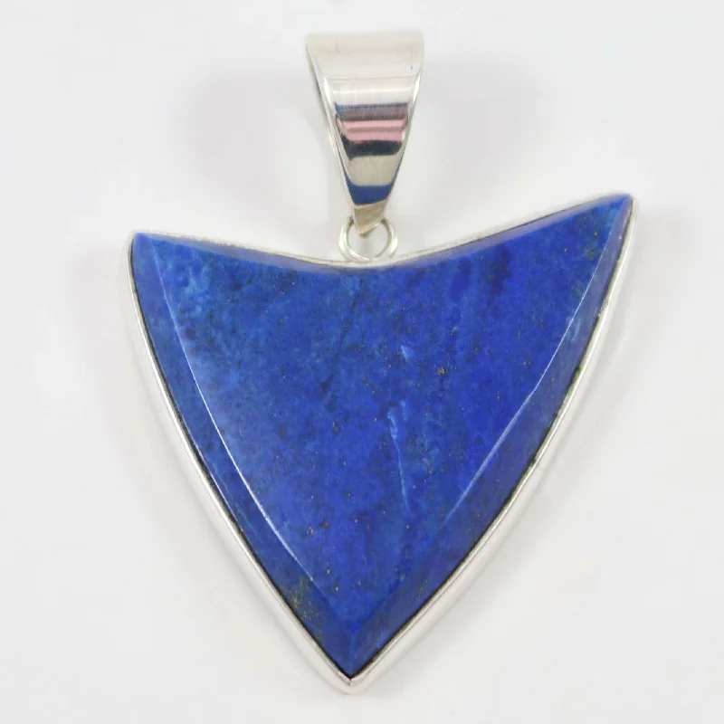 Best necklaces and pendants with rose gold for a warm and romantic appeal-Lapis Pendant