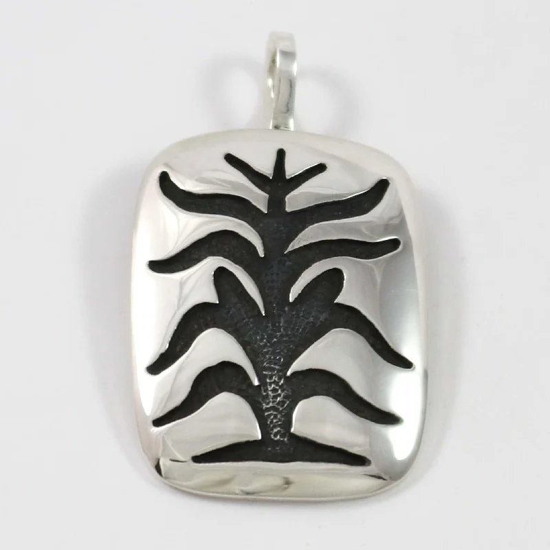 Best necklaces and pendants with sterling silver for an affordable yet stylish choice-Corn Stalk Pendant