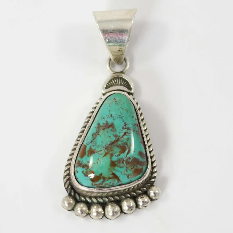 Necklaces and pendants with custom designs for a completely unique jewelry piece-Pilot Mountain Turquoise Pendant