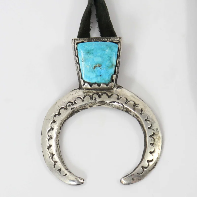 Necklaces and pendants with clear quartz for a pure and radiant look-Turquoise Naja Pendant