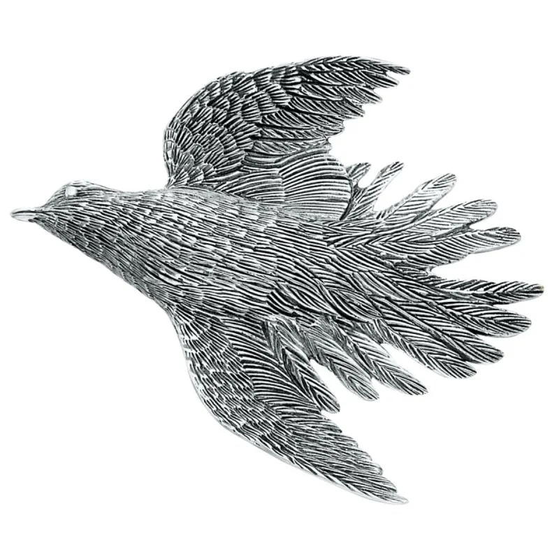 Personalized necklaces and pendants with name engravings for a custom touch-Grainger McKoy Sterling Silver Dove Pin/Pendant