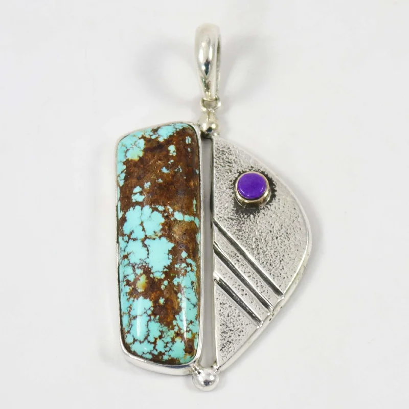 Best necklaces and pendants with matching rings for a coordinated jewelry set-Patagonia Turquoise Pendant