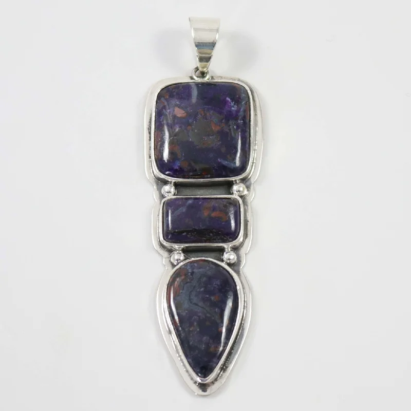 Necklaces and pendants with infinity love symbols for an eternal, romantic gesture-Sugilite Pendant