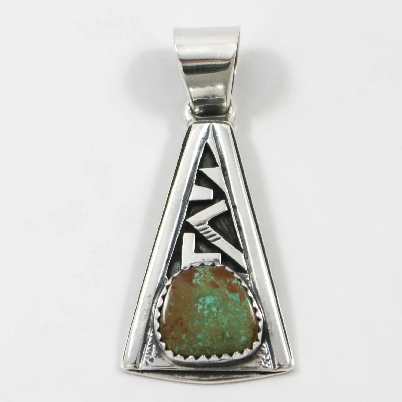 Stunning necklaces and pendants with jade gemstones for a calming green hue-Royston Turquoise Pendant