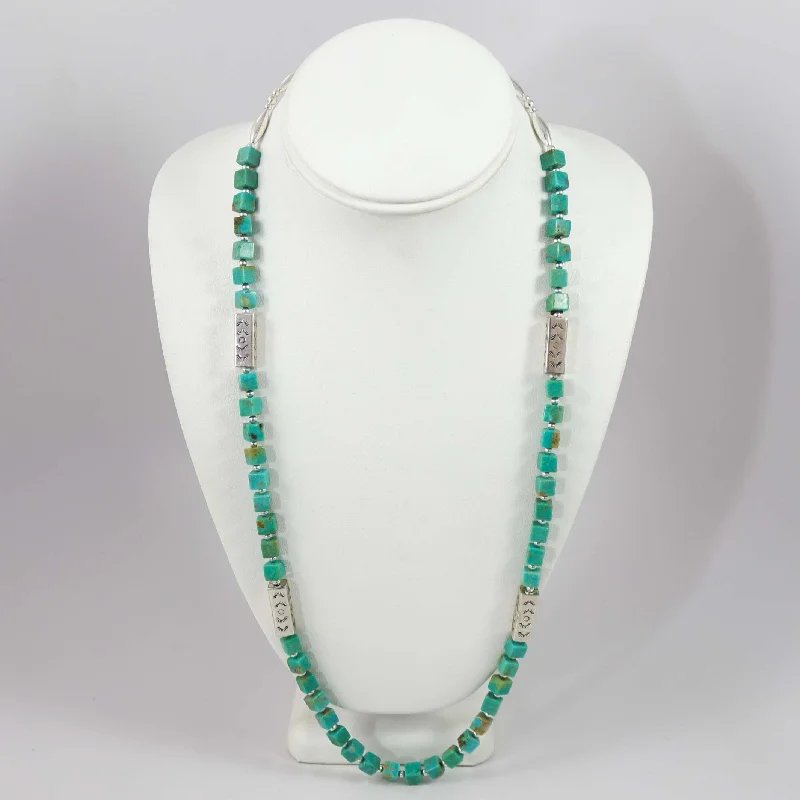 Necklaces and pendants with enamel accents for a colorful, eye-catching appearance-Turquoise Necklace