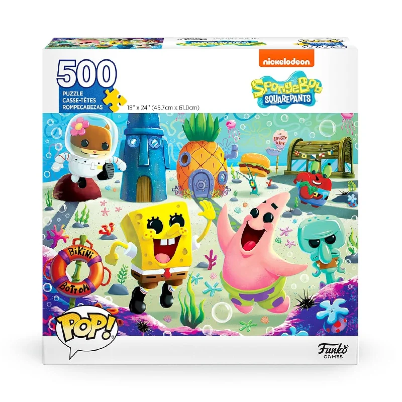 Waterproof rain pants for stormy weather protection -Funko Pop! Puzzle: Spongebob Squarepants