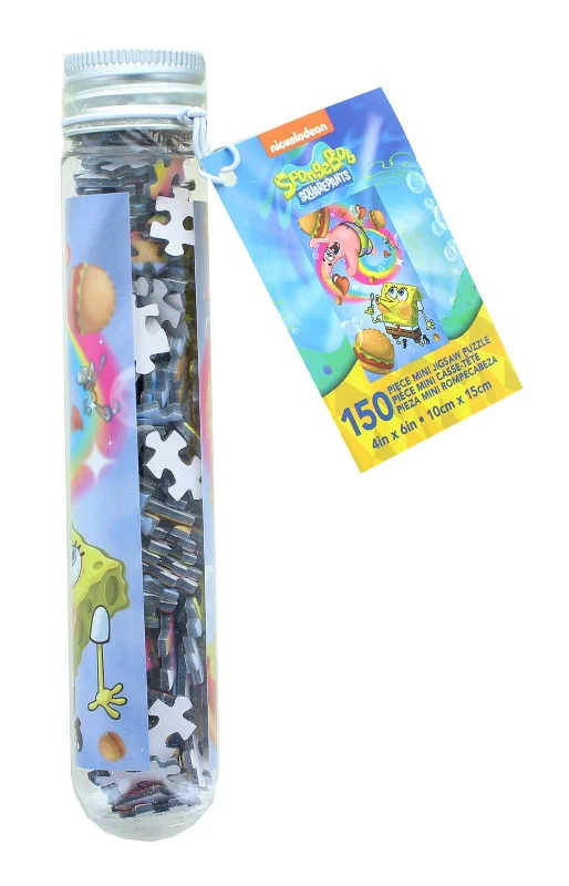 Durable denim pants for long-lasting everyday use -SpongeBob SquarePants 150 Piece Jigsaw Puzzle In Tube