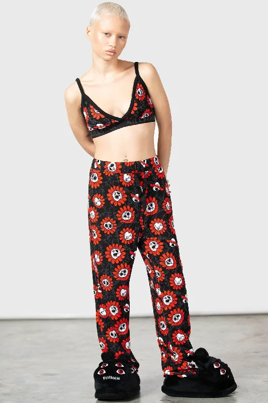 Stylish cropped pants for warm season trends -Kinda Gloomy Lounge Pants