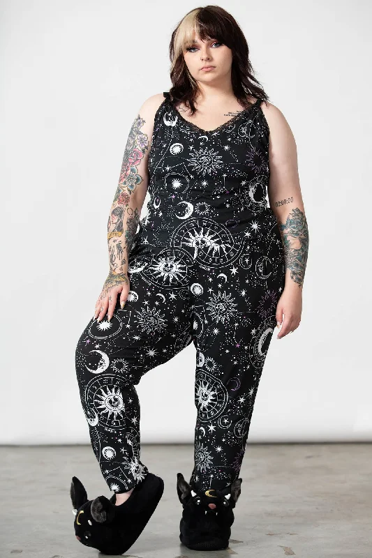 Stretch corduroy pants for cozy fall fashion -Nebula Lounge Pants [PLUS]