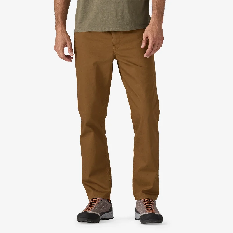 Windproof pants for chilly outdoor activities -Men's Twill Traveler 5-Pocket Pants (Regular) - Coriander Brown