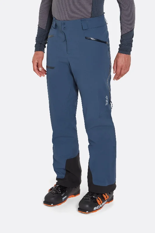 Waterproof hiking pants for rainy trail conditions -Men's Khroma Kinetic Waterproof Ski Pants - Tempest Blue