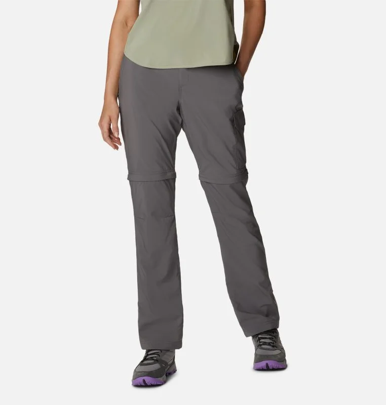 Lightweight travel pants with wrinkle-free fabric -Women's Silver Ridge Utility Convertible Pants