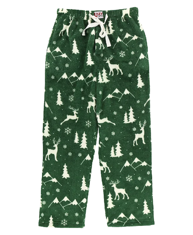 Rugged ripstop pants for extreme adventure durability -Reindeer Men's Fleece Pj Pants