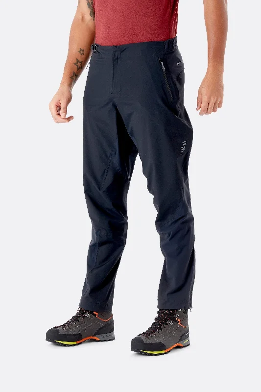 Soft velvet pants for cozy holiday outfits -Men's Kinetic Alpine 2.0 Waterproof Pants