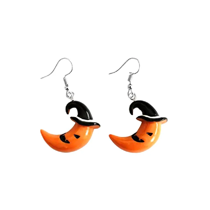 Best hoop earrings with stacked layers for a dimensional and bold look-925 Silver Needle Devil Pepper Earrings