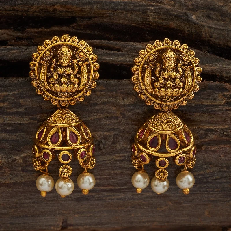 Best hoop earrings with oval shapes for a unique and elongated design-Antique Earring 173607