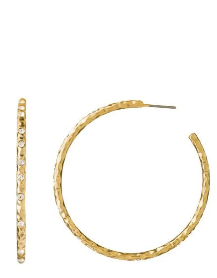 Classic hoop earrings with a thin profile for a sleek and subtle style-Fizz Hoop Earrings